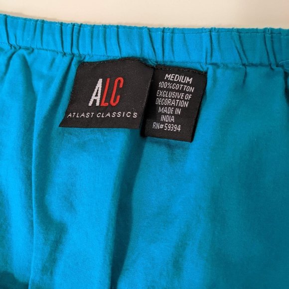 ALC Turquoise Blue Aqua Maxi Summery Skirt. Medium Size. - Picture 6 of 9
